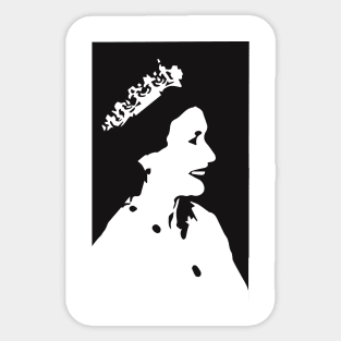 Queen Elizabeth Sticker